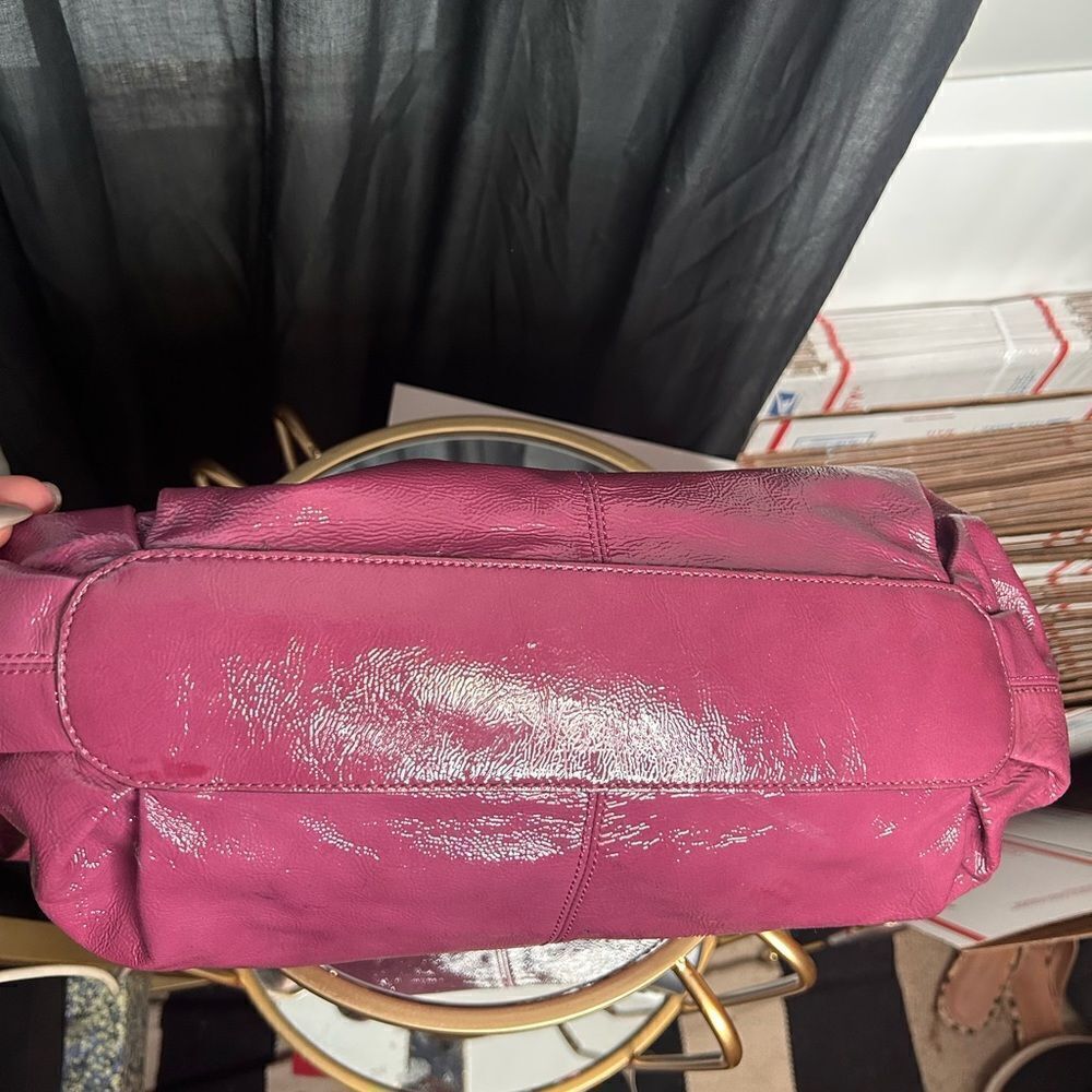 Coach Patent Leather Shoulder Bag - Picture 7 of 9